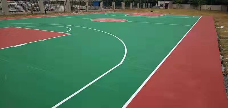 玉峰体育塑胶篮球场